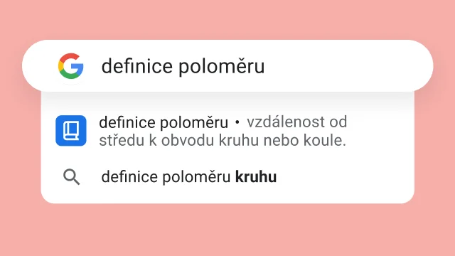 Vyhledávání dotazu „co znamená pročež“ zobrazuje výsledek „a proto“